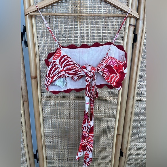 FARM Rio Tiles Printed Crop Top - Picture 9 of 12
